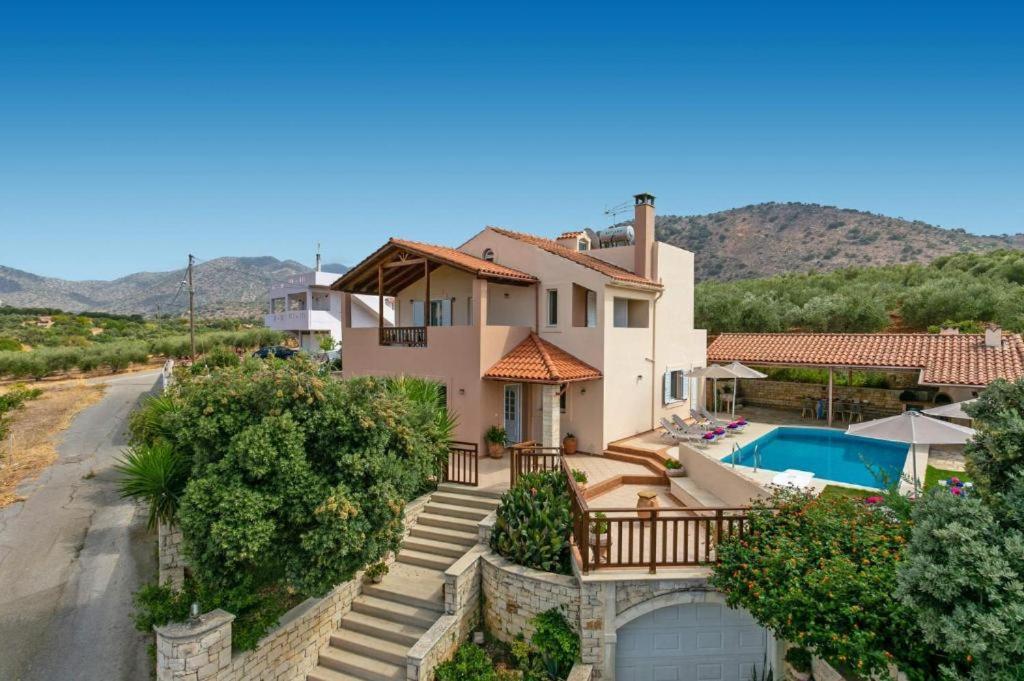 Villa Korini With Swimming Pool Achlades Exterior photo